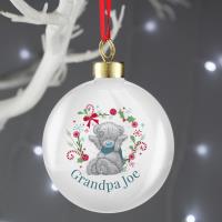 Personalised Me to You Blue Scarf Christmas Bauble Extra Image 3 Preview